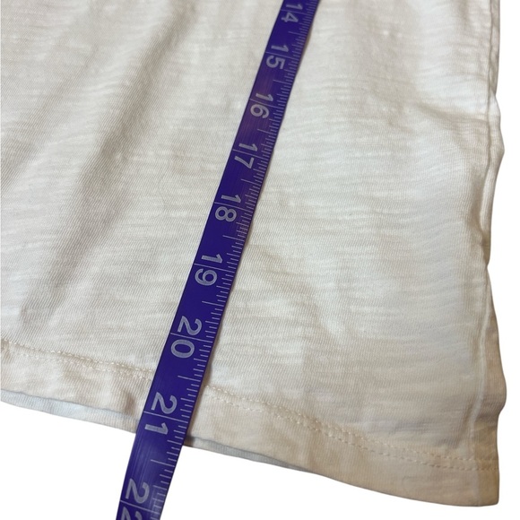 LNA Evereve Jett Cotton Slub Studded Embellishment Neckline Collar T Shirt - Picture 8 of 11